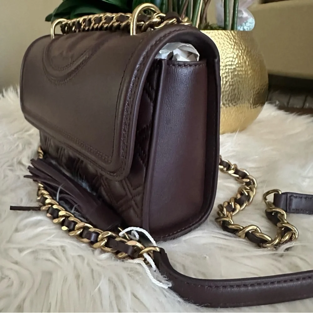 NEW TORY BURCH SMALL FLEMING CONVERTIBLE SHOULDER BAG